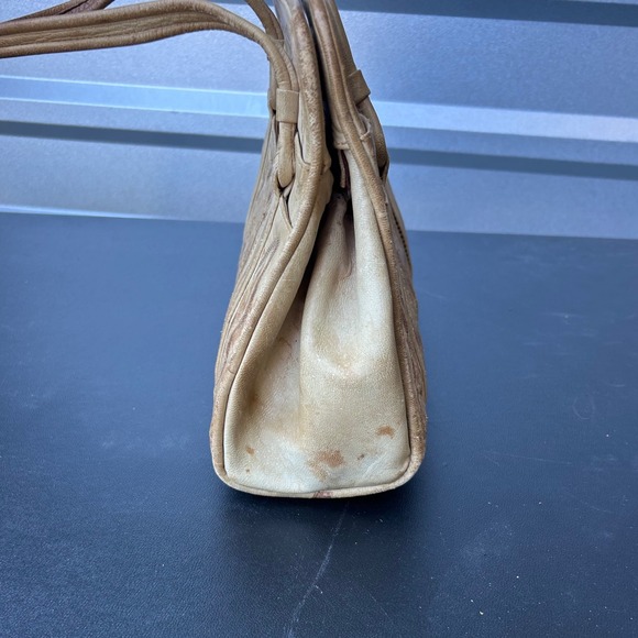 Vintage 1960's Leather Tooled Womens Purse Bag Western Vintage Retro Bag VTG - Picture 6 of 14